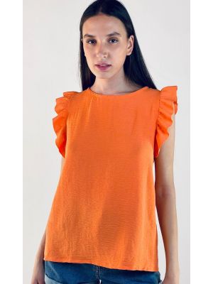 ADALISA BLUSA FRILL BOTTONI