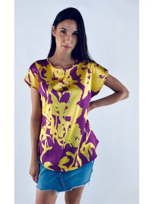 ARMANDA BLUSA RASO M/M FANTASIA