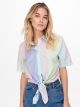 JDYLAURA S/S KNOT SHIRT WVN