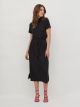 VIBE HIGH NECK S/S MIDI DRESS/SU